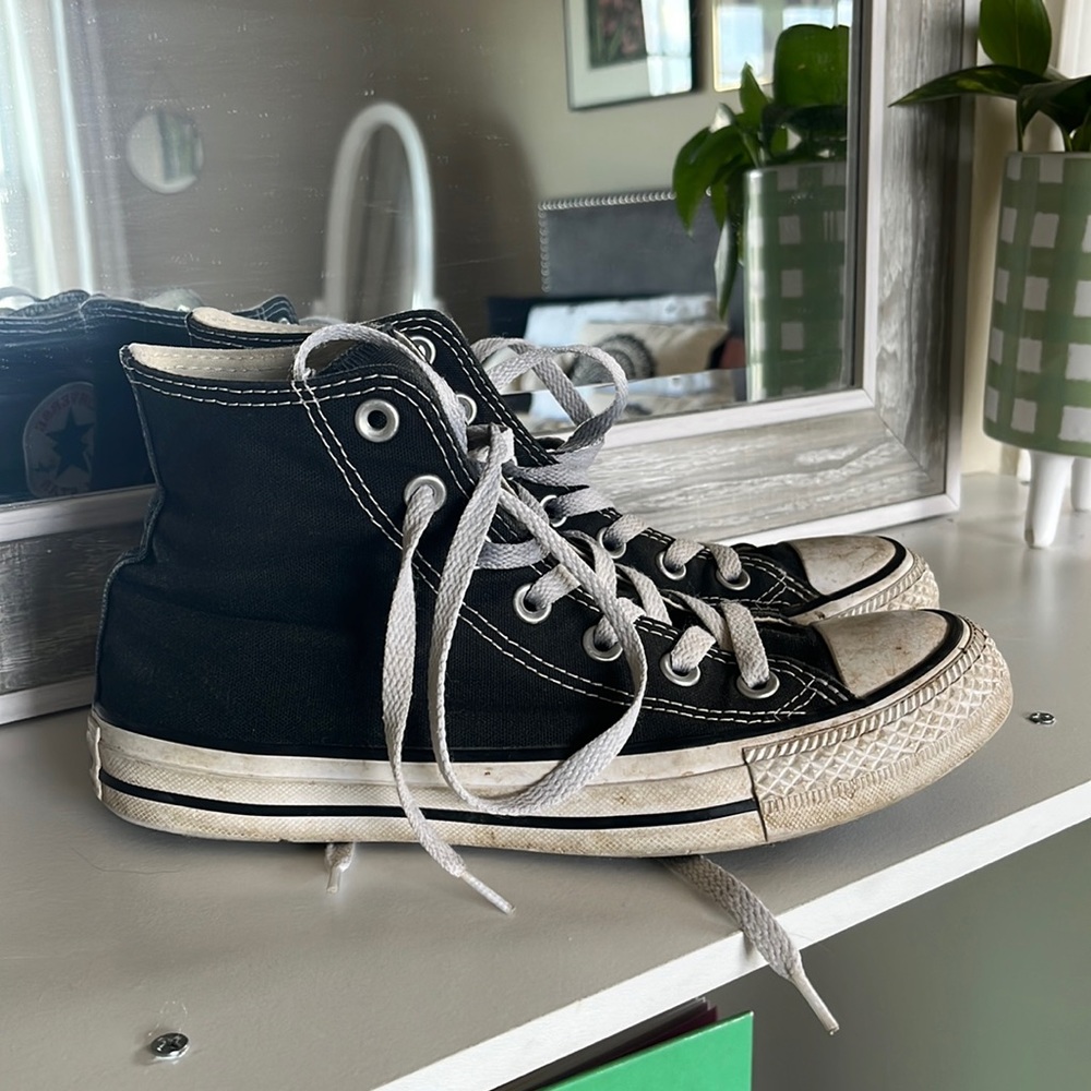 Black High Top Converse